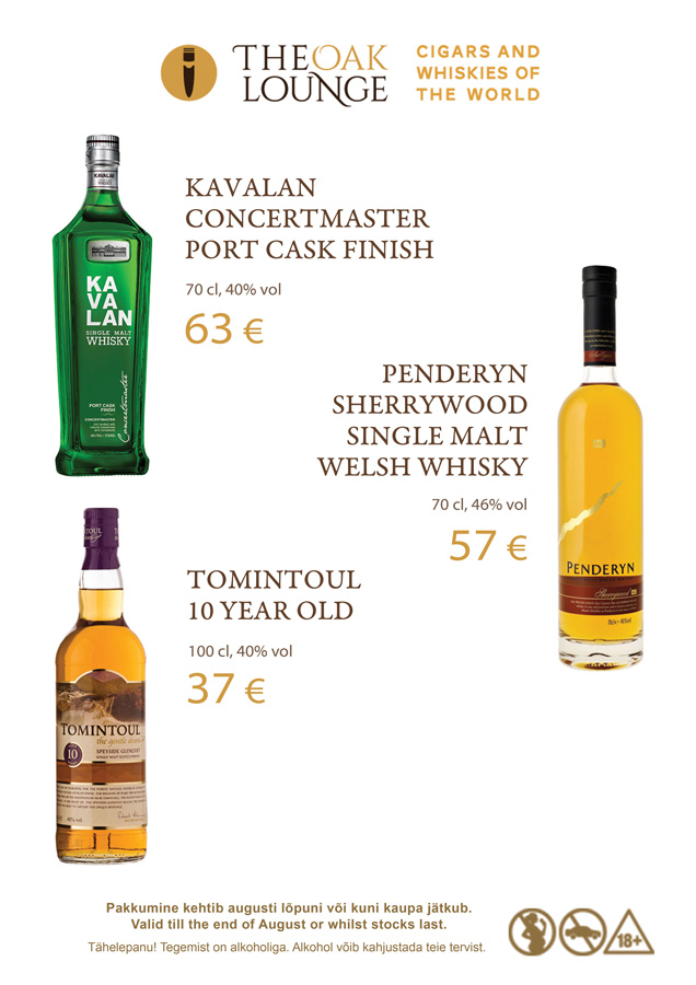 Alcohol Promotion August 2019 May promos are here! Cigars: La Estancia Edicion Exclusiva #60 28€ Davidoff Escurio Gran Toro Cello 17€ A.Fuente Gran Reserva Rothschilds 6,70€ Principle Frothy Monkey 5,90€ Oliva Serie G Maduro 3.75X48 Special G 3.90€ Oliva Serie G 3.75X48 Special G 3.90€ Spirits: Hellyers Road Peated 65€ English Whisky Co. Chapter 14 53€ Canetelli Spumante Brut 6€