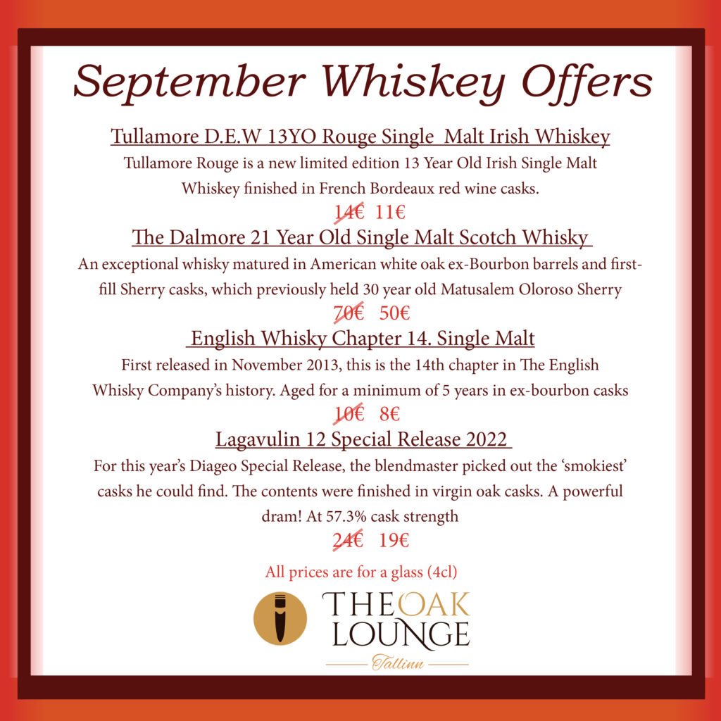 September whisky offer print