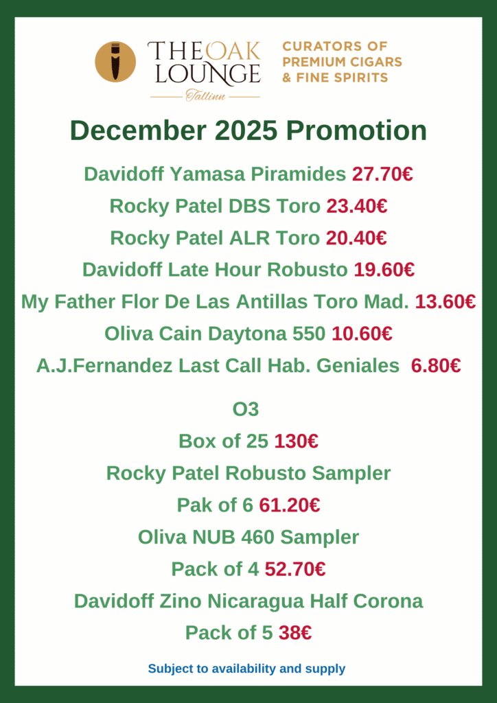 December cigar promotion 2025