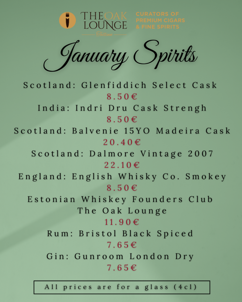 January 2026 Spirits