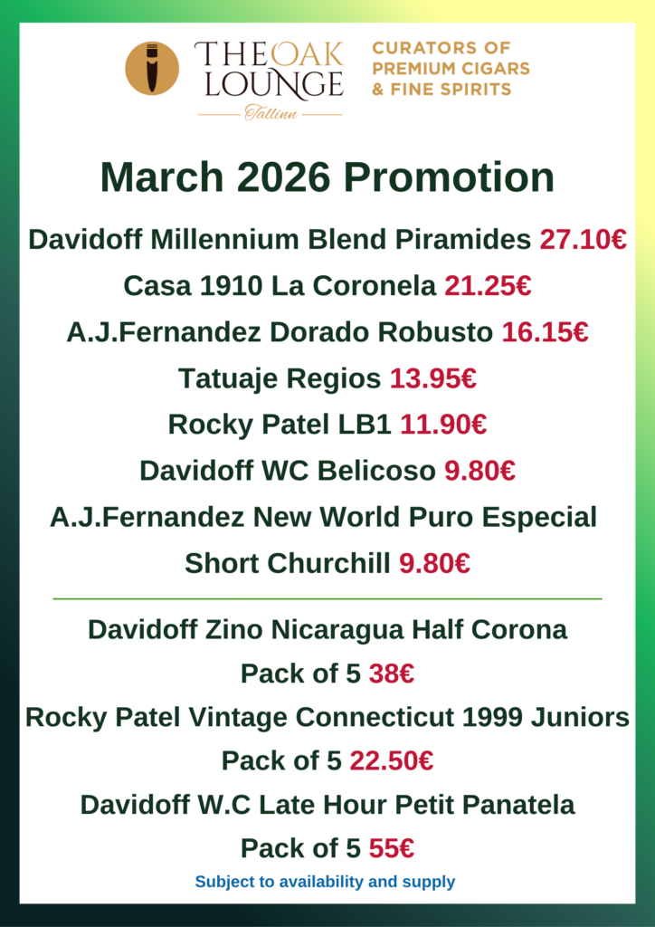 March cigar promotion 2026 post